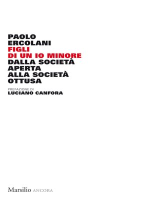 cover image of Figli di un Io minore